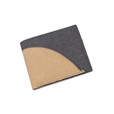 Kurze Herrenbrieftasche aus Jeansstoff mit 9 Kartenfächern - 6