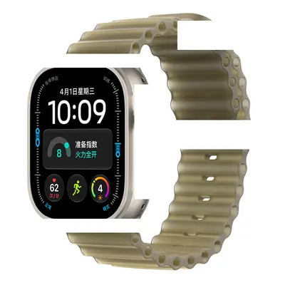 Ocean-Armband für Apple Watch Series 11, Doppelschnalle mit Federverschluss