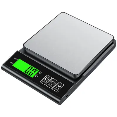 Mutfak Terazisi Elektronik Terazi Küçük Gram Terazisi 0.1g Fırınlama Ticari Paslanmaz Çelik Gıda Terazisi USB Şarjlı Kahve Terazisi - 10