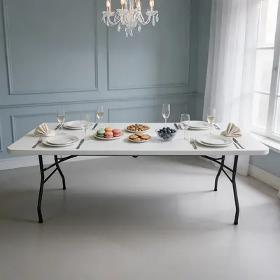 Süt ipek masa örtüsü esnek yarı kaplı masa örtüsü takımı stok otel düğün ziyafet piknik elastik bant polyester masa örtüsü