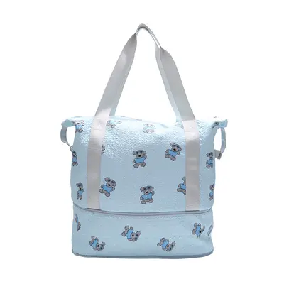 Large capacity travel bag, expandable, wet and dry separation - 11