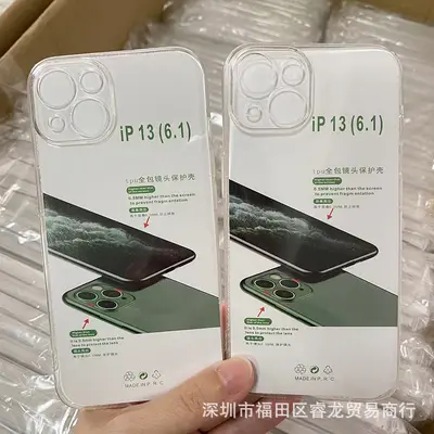 Transparente Apple 15/16 stoßfeste 14 Smartphone-Hülle iPhone13Pro Smartphone-Hülle PM Weichschale 11 Großhandel 13 - 12