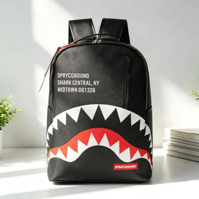 Grenzüberschreitende hochwertige Shark-Muster Trend-Marke großvolumiger Rucksack Kollektion Werksbestand direkt versand Freizeit Reise Experte - 7
