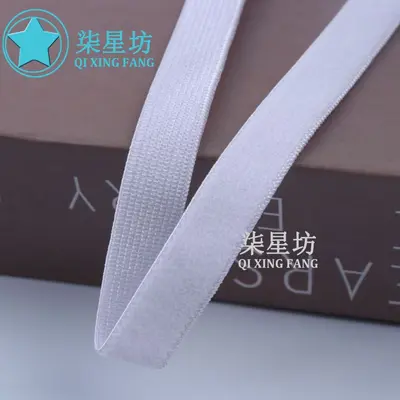 Colored Elastic Band, Single-Sided Fluffy Design - 12