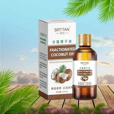 Fractionated Coconut Oil, Moisturizing Carrier Oil