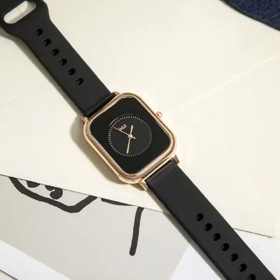 Women's wristwatch, silent, vintage design - 7