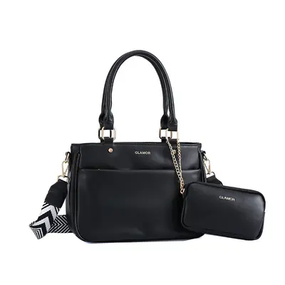 Women's Crossbody Bag, Large Capacity, Korean Style, Solid Color - 8