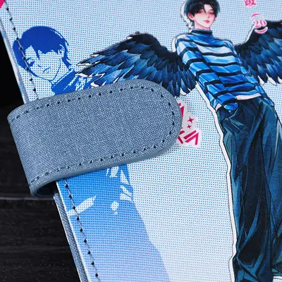 Passport holder leather multi-card slots magnetic closure - 4