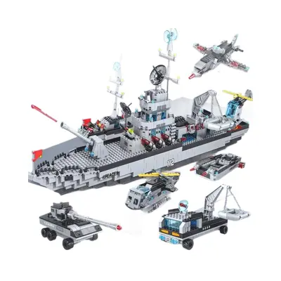 Aircraft Carrier Building Block Set, Compatible Educational Toy - 5