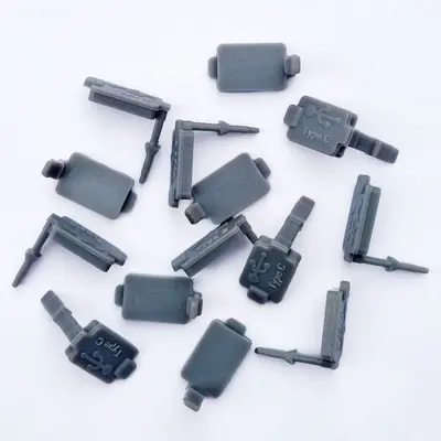 Type-C und USB Silikon-Staubschutzstöpsel, wasserdicht