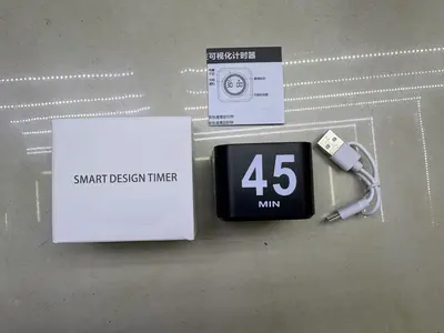 Visueller Timer mit Schwerkraftsensor, Mini-Zeitmanager - 7