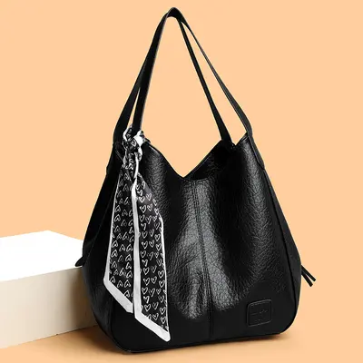 Women's Minimalist Crossbody Shoulder Bag, Casual Everyday Handbag - 4