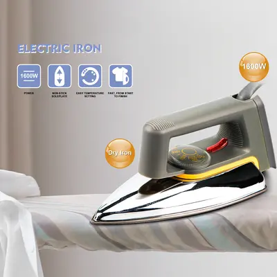 Elektrikli kuru ve buhar ütü, model 1108