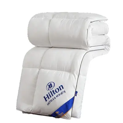Hilton Daunen-Bettdecke Klasse A, vollständige Baumwolle, Federschutzbettuch, Daunenbettdecke, verdickt, reine Baumwolle, Winterdecke, Ganzjahresdecke, Geschenkdecke, Bettdeckenkern - 6