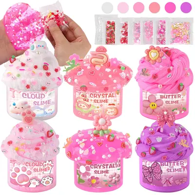 Slime Kit Set, Crystal Mud, DIY Stress Relief Toy - 7