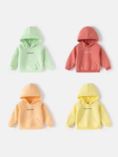 Kinder-Kapuzenpullover 2026 Herbst Neuheit Jungen Mädchen koreanischer Stil vielseitig modisch Oberteil trendige Kinderkleidung Dropshipping einzeln