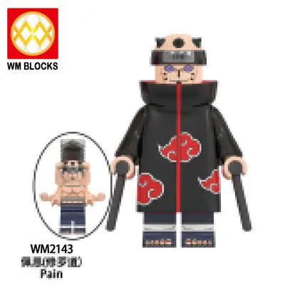 WM6112 Anime-Serie Lern-Bausteine mit Minifiguren - 6