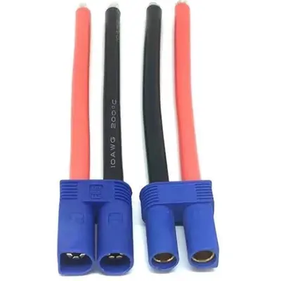 EC5 Male-Female Extension Cable, 12AWG Silicone Emergency Start Cable