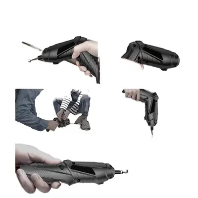 Cordless electric screwdriver, mini drill, multifunctional kit - 5