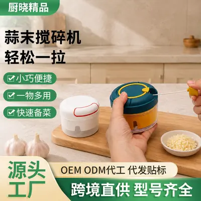 Manual multifunctional garlic mincer and vegetable cutter