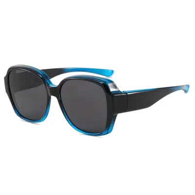 HD Polarized Clip-On Sunglasses for Myopia, Large Frame - 9