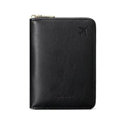 RFID passport holder, plain weave, multi-pocket - 7