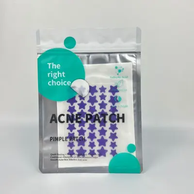 Colorful Star-Shaped Acne Patches, Hydrocolloid, Pus-Absorbing - 12
