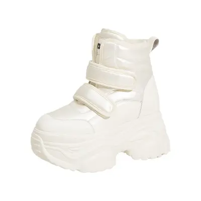Damen-Schneestiefel, gefüttert und verdickt, warme kurze Winterstiefel
