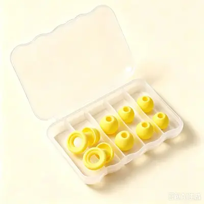 Silicone Filter Earplugs, Noise Reduction Sleep Earplugs, Washable - 10