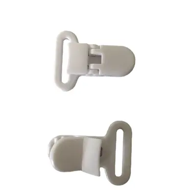 2.5CM Plastic Clip with Fixed Ring, Duckbill Alligator Clip - 6