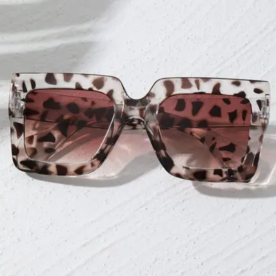 Women's Square Large-Frame Sunglasses, UV Protection, 6-Piece Set - 4