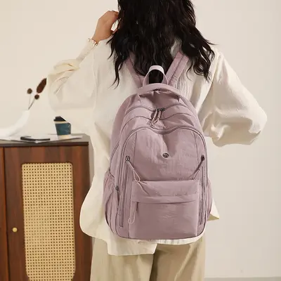 Lightweight Fashion Travel Backpack, Large Capacity for College and Daily Use - 4