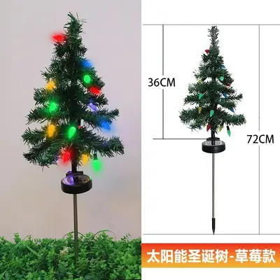 Solar-Weihnachtsbaumleuchten, wasserdicht, Garten-Außenleuchte - 10