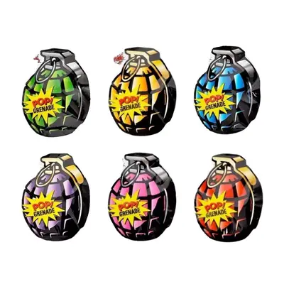 Simulated Hand Grenade Toy, Auto-Inflating Ball