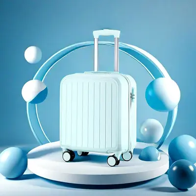 18 and 20 inch student rolling suitcase with lock - 11