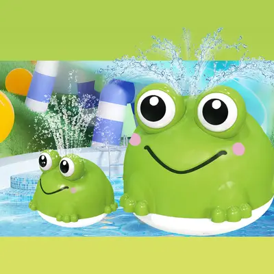 Wiederaufladbarer Frosch-Wasserspielball mit Sensor und Licht