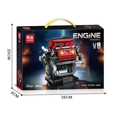 Mingdi K0190 Armored Car Building Blocks, LEGO Compatible Sports Car Model - 10