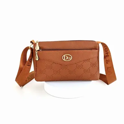 Soft Leather Women's Shoulder Bag, Lightweight Korean Style Crossbody Bag