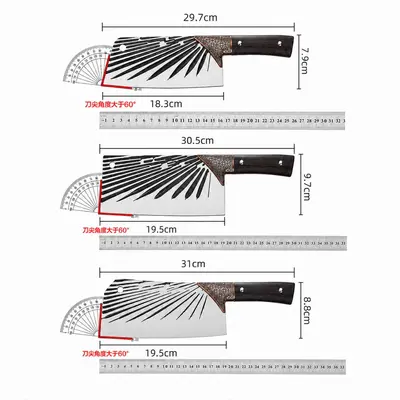 Forged kitchen knife set stainless steel