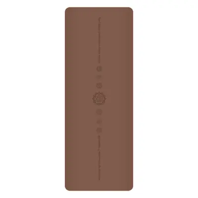 Weiße PU-Leder Naturkautschuk-Yogamatte, rutschfest, schweißabsorbierend - 12