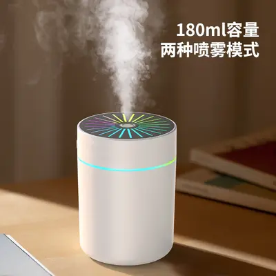 2025 yeni hava nemlendirici zamanlayıcı yatak odası için küçük renkli USB şarjlı ev araba mini atomizasyon