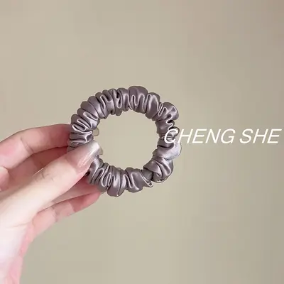 Hair-Friendly Small Black Hair Ties for Everyday Use - 10
