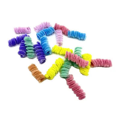 Macaron-Colored Plush Spring Cat Teaser Toy - 7