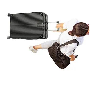 Large-Capacity Hard-Frame Trolley Suitcase with Combination Lock - 5