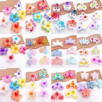 Combination claw clip rectangle square Korean style large size women simple and elegant back of head shark clip frosted hair claw clip