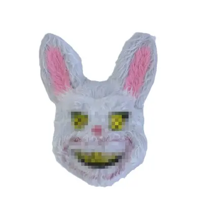 Halloween Plush Animal Mask, Bunny and Bear Design, Costume Party