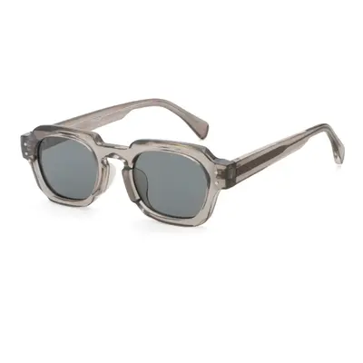 Square Metal-Frame Sunglasses, Unisex, Fashionable - 3