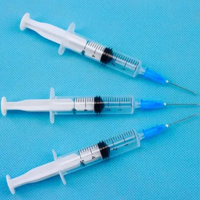Plastic Syringe with Needle Tube for Pet Injection