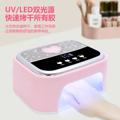 SUN H6蓄电UV美甲灯168W大功率无线速干指甲凝胶固化美甲光疗跨境