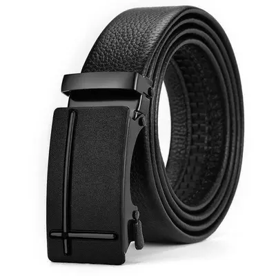 Men's belt with automatic buckle gravel belt work gift online store clothing accessories gift pants belt manufacturer wholesale - 7